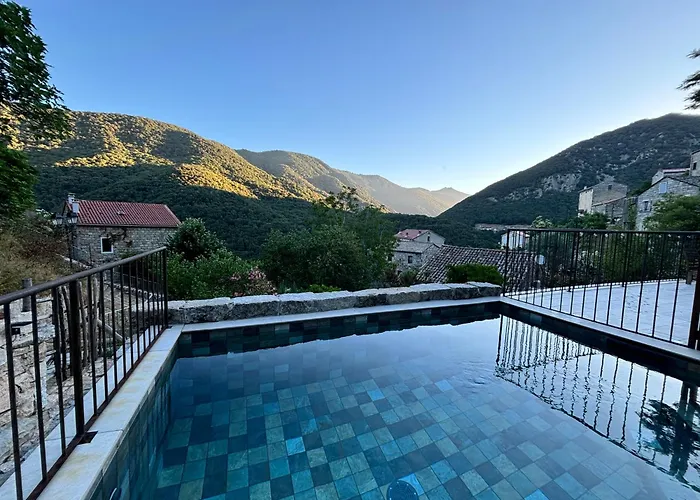 Casa Arena Authentique Maison De Village Avec Piscine Chauffee Au Coeur De L'Alta Rocca - Zoza